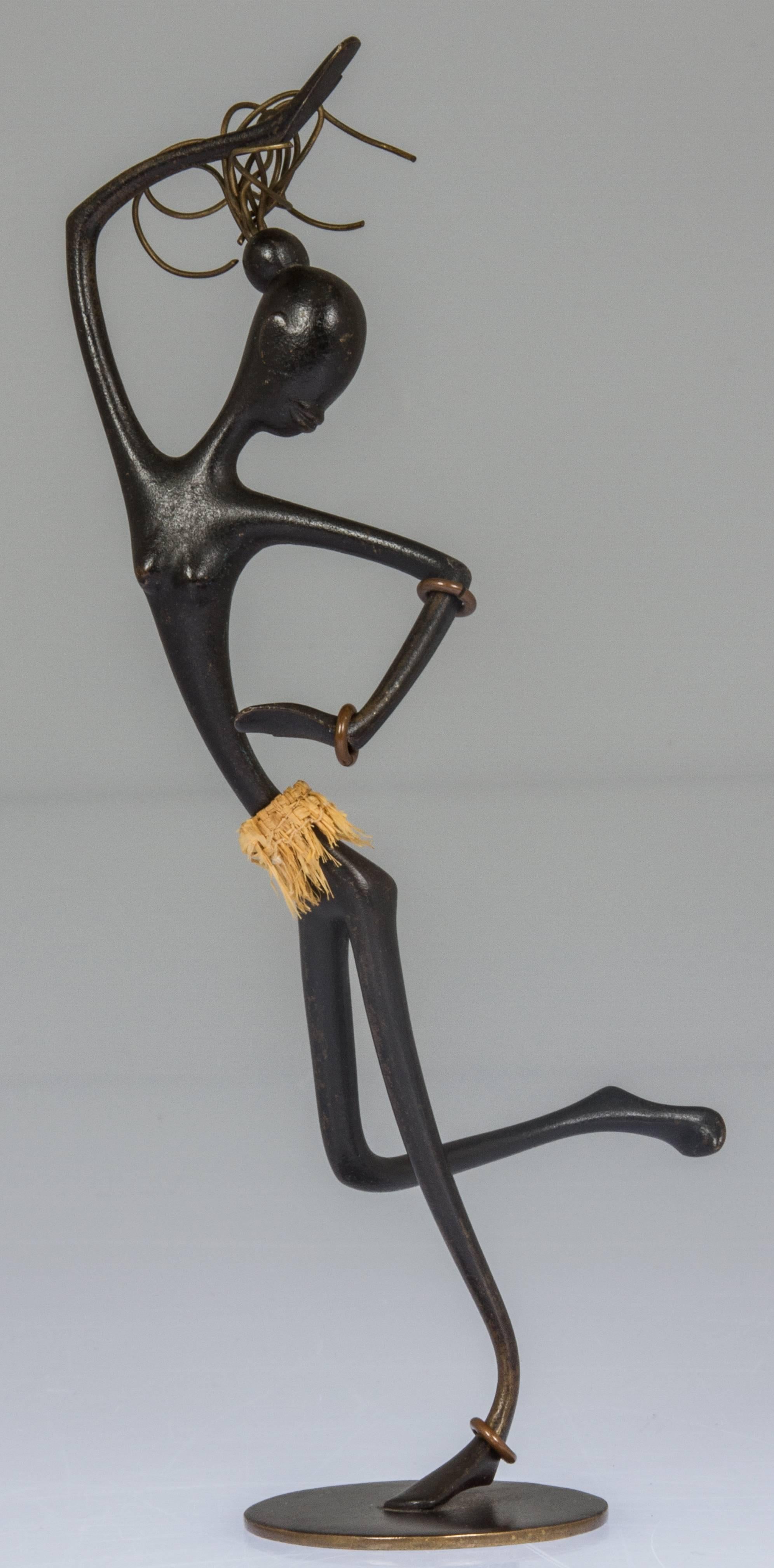 Bronze Sculpture by Hagenauer of a Dancing Woman 1