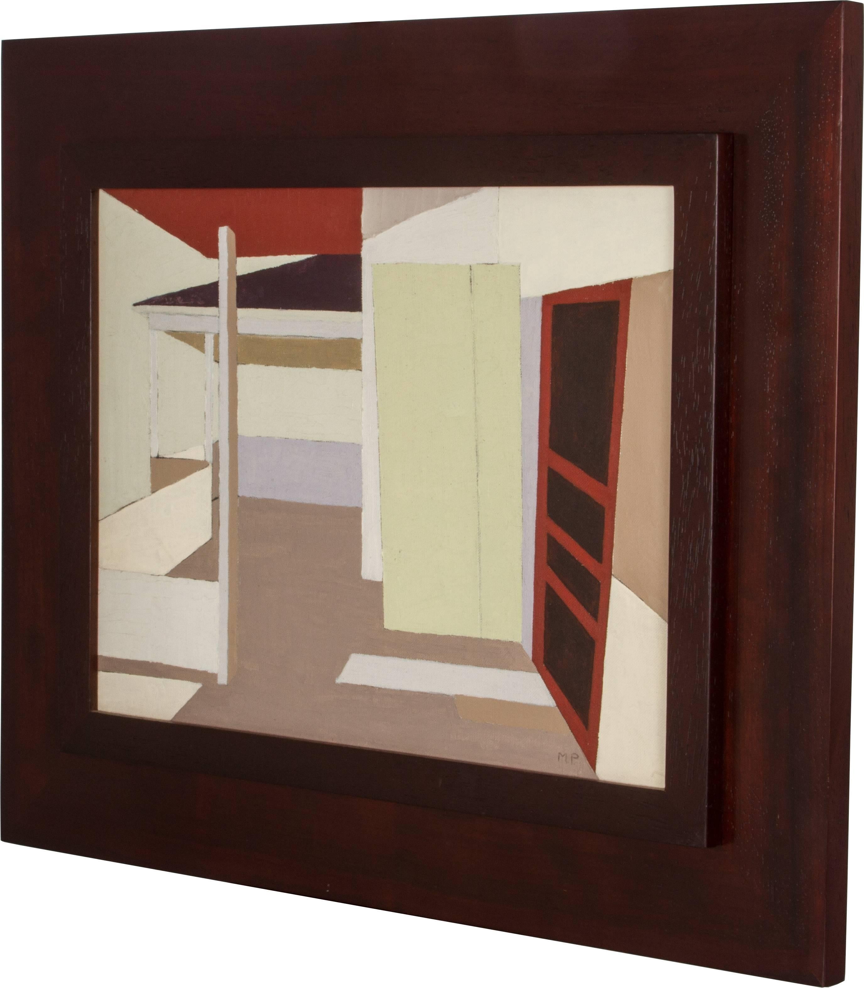 American Mid-Century Architectural Painting by Martha P. O'Brian