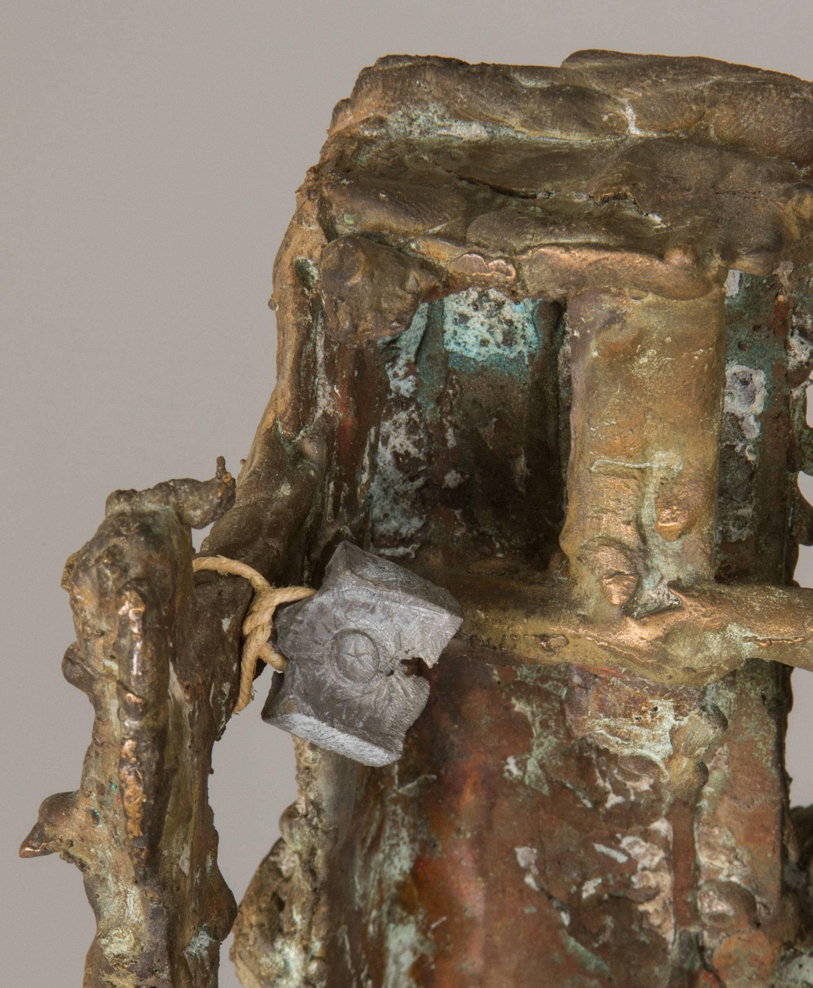 Mid-Century Brutalist Bronze Sculpture by Canevari 
