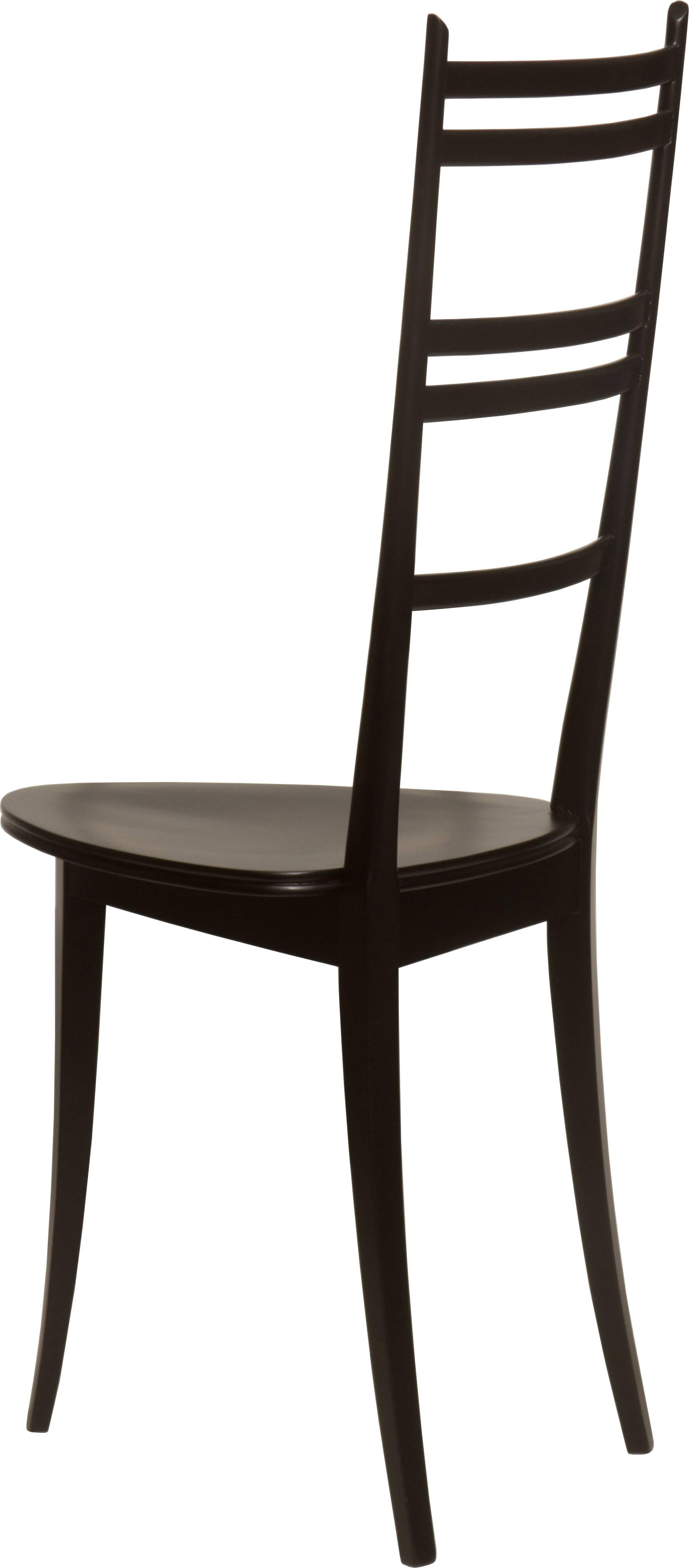 Italian Three Legged Chair In Excellent Condition For Sale In Chicago, IL