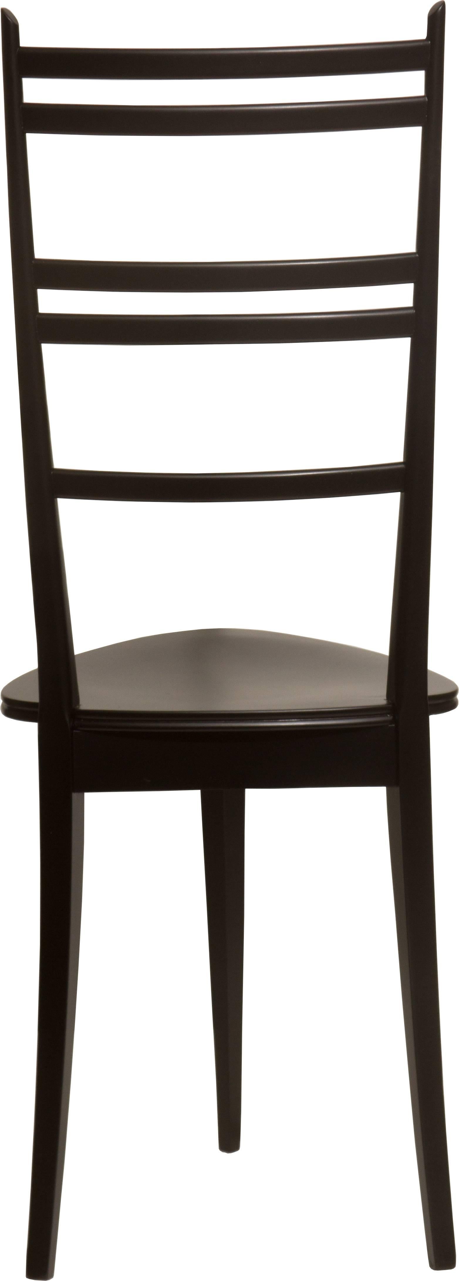 Wood Italian Three Legged Chair For Sale