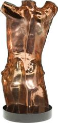 Modernist Glass Male Torso
