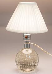 Pairpoint Glass Art Deco Boudoir Lamps with Controlled Bubbles