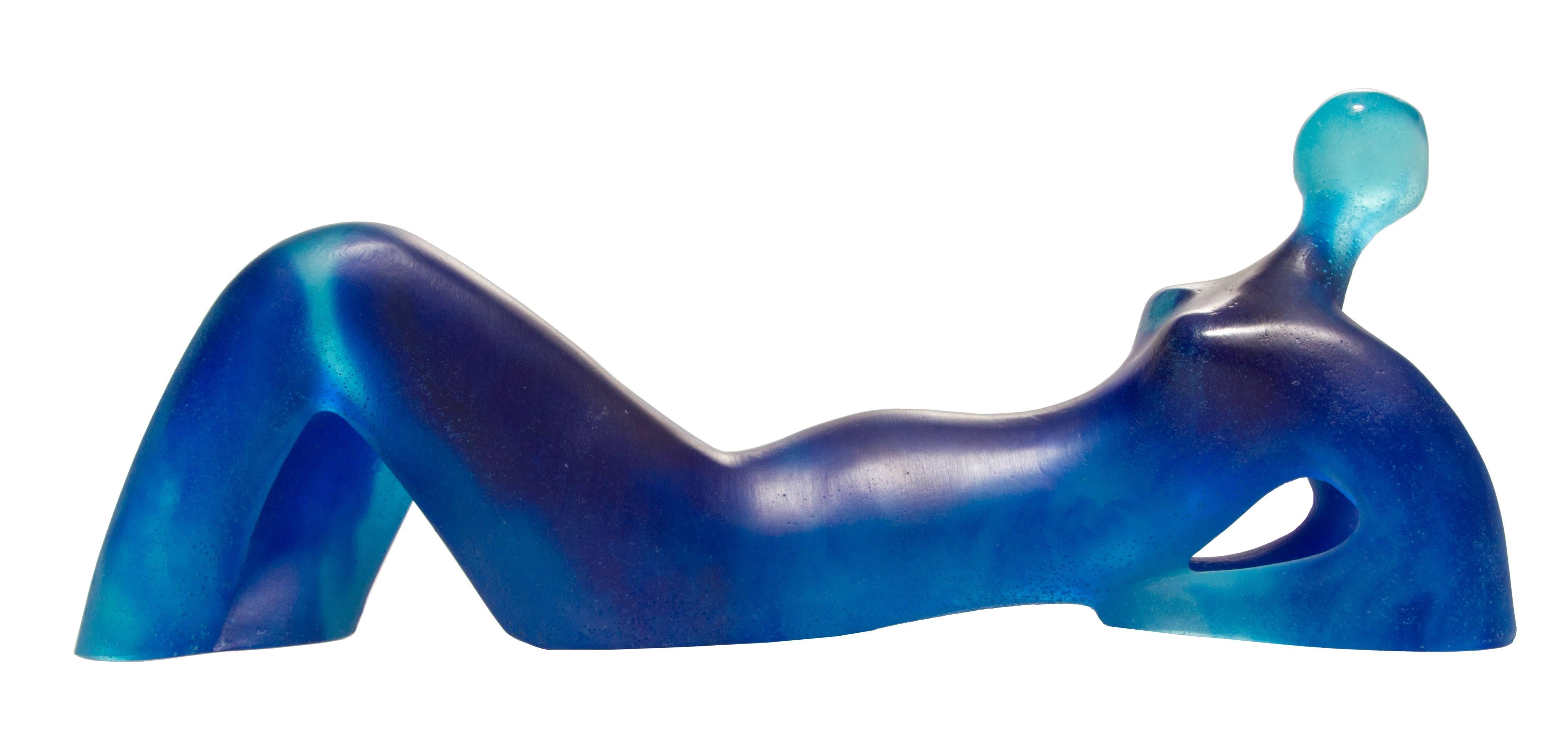 French Modernist Daum Nude Femme Figure