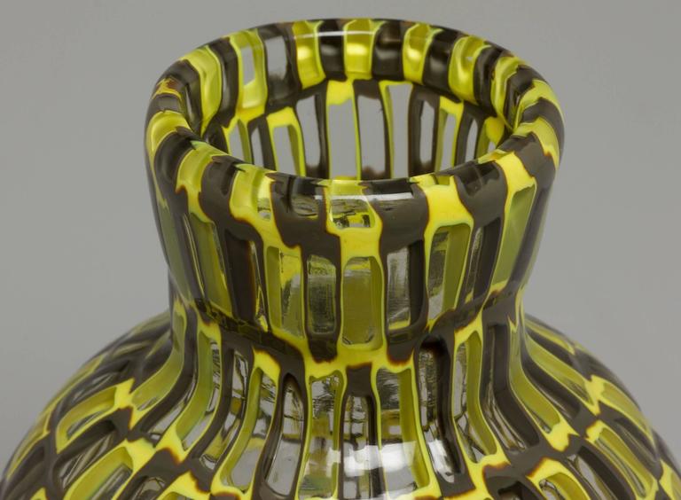 Venini Occhi Vase at 1stDibs