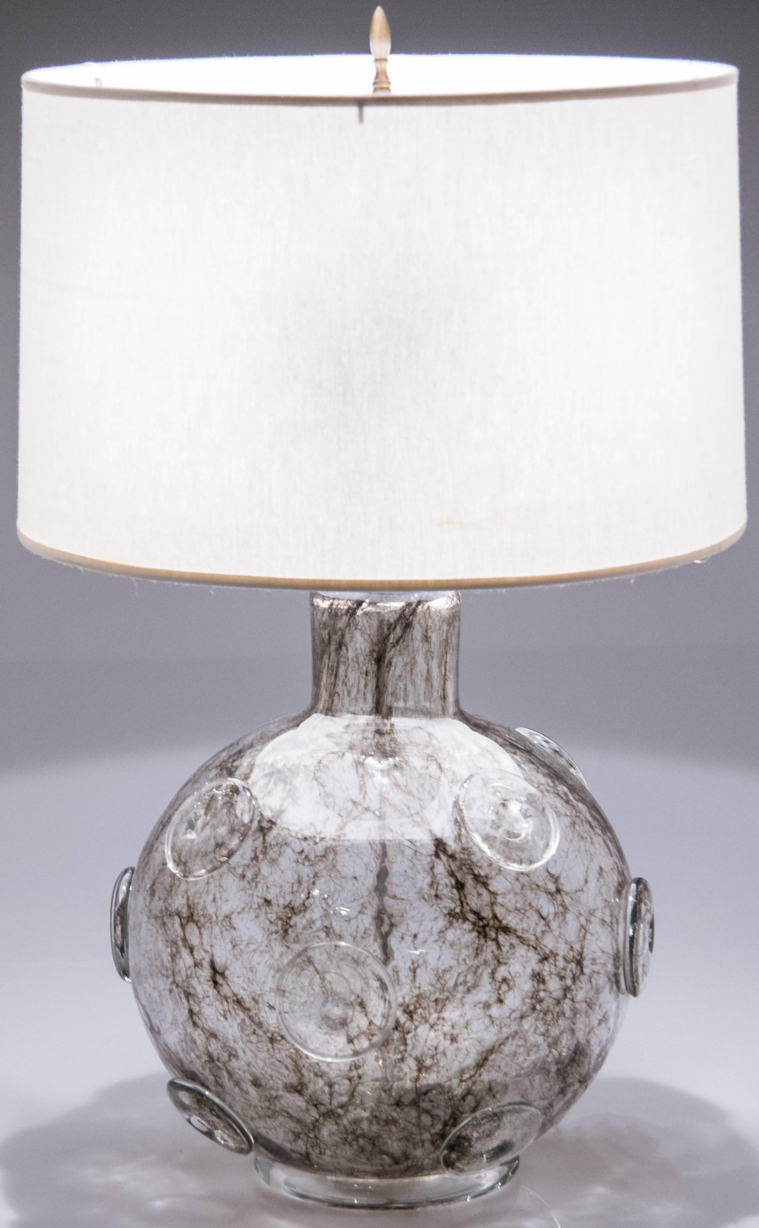 Glass Ercole Barovier Crepuscolo Table Lamp