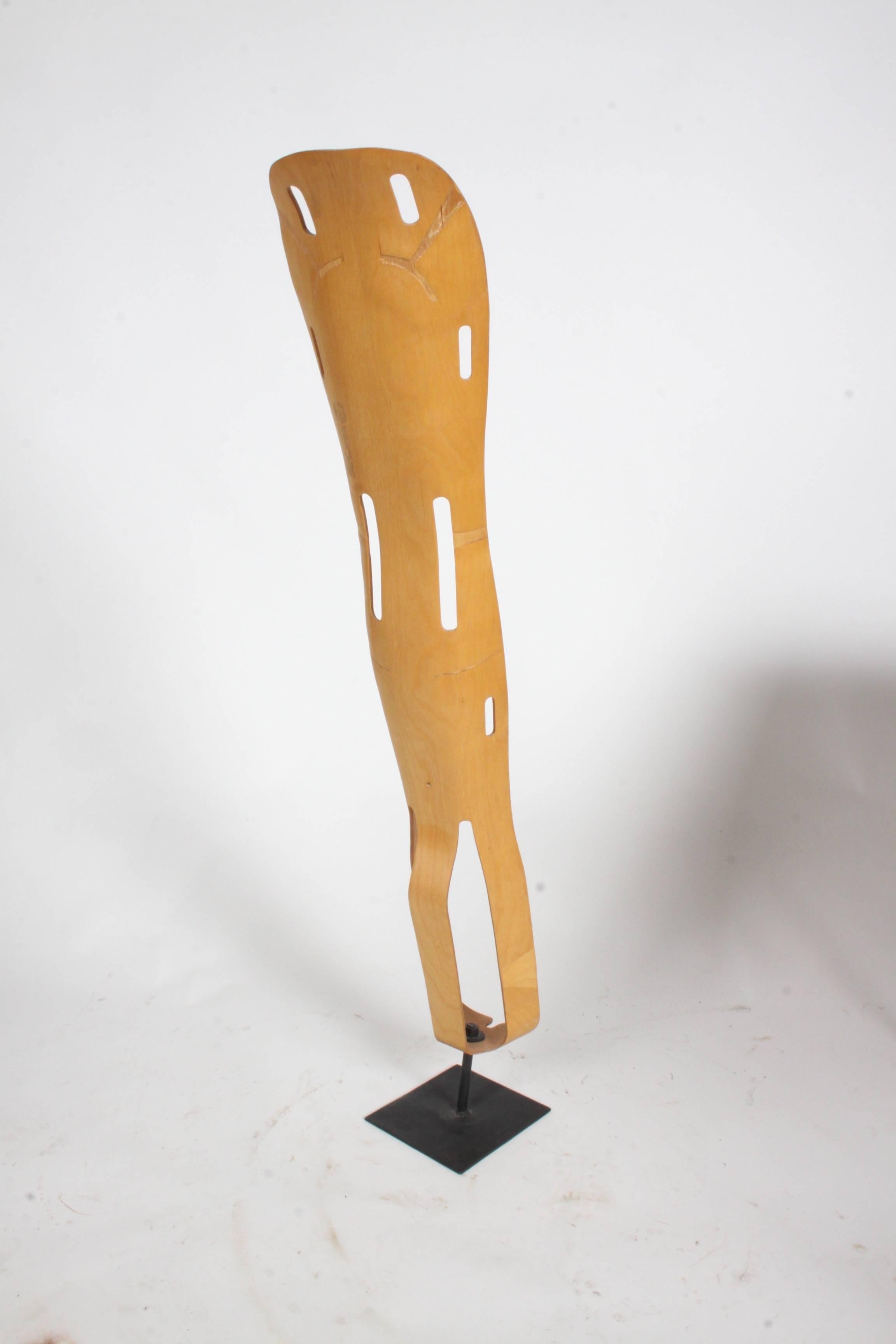 Mid-20th Century Charles and Ray Eames for Evans Plywood Splint Sculpture, circa 1940s