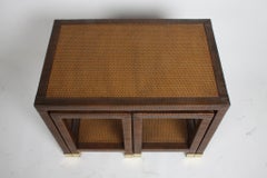 Billy Ballwin for Bieleky Bros. Rattan/Cane Nesting Tables