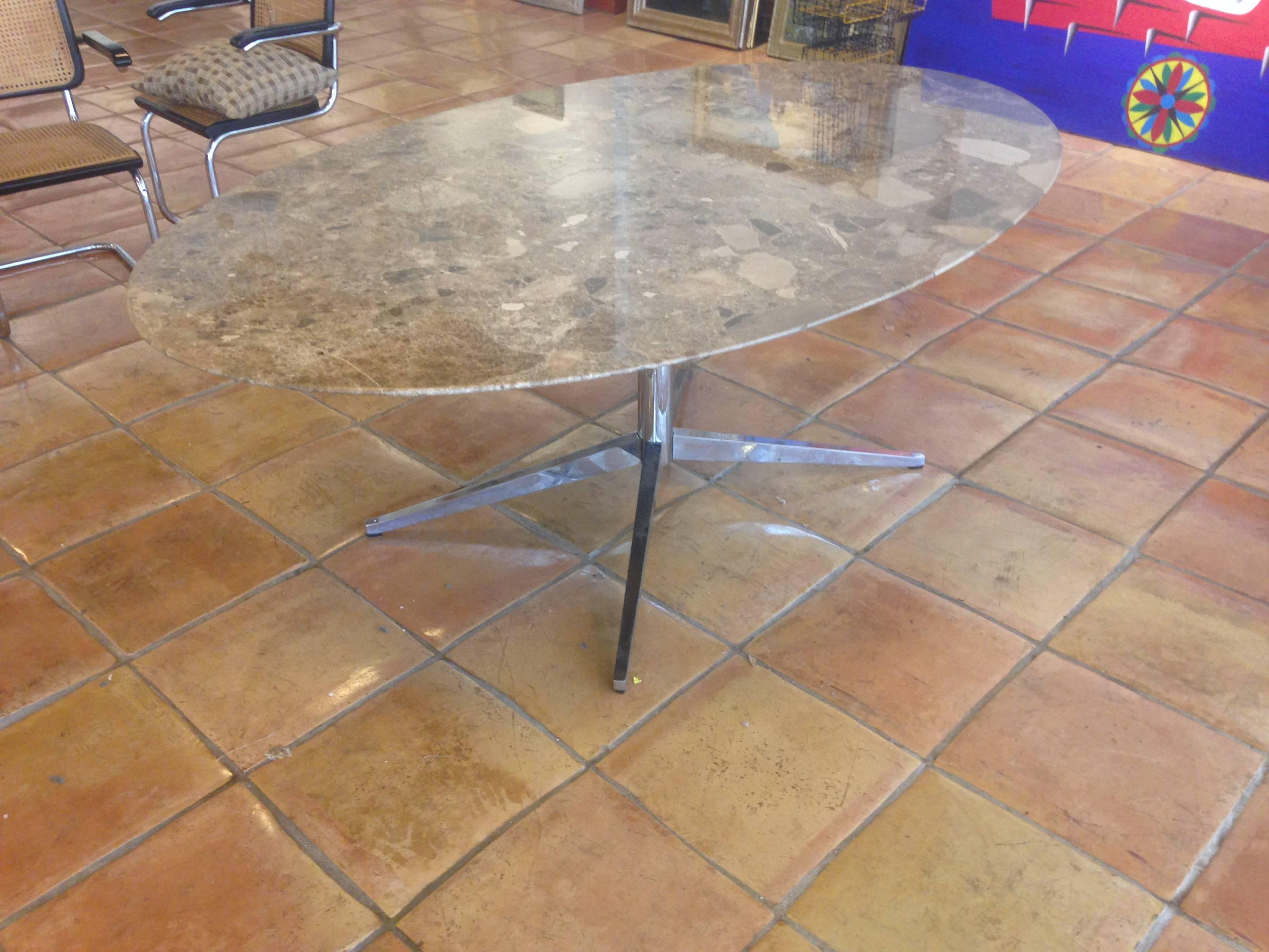 knoll marble table