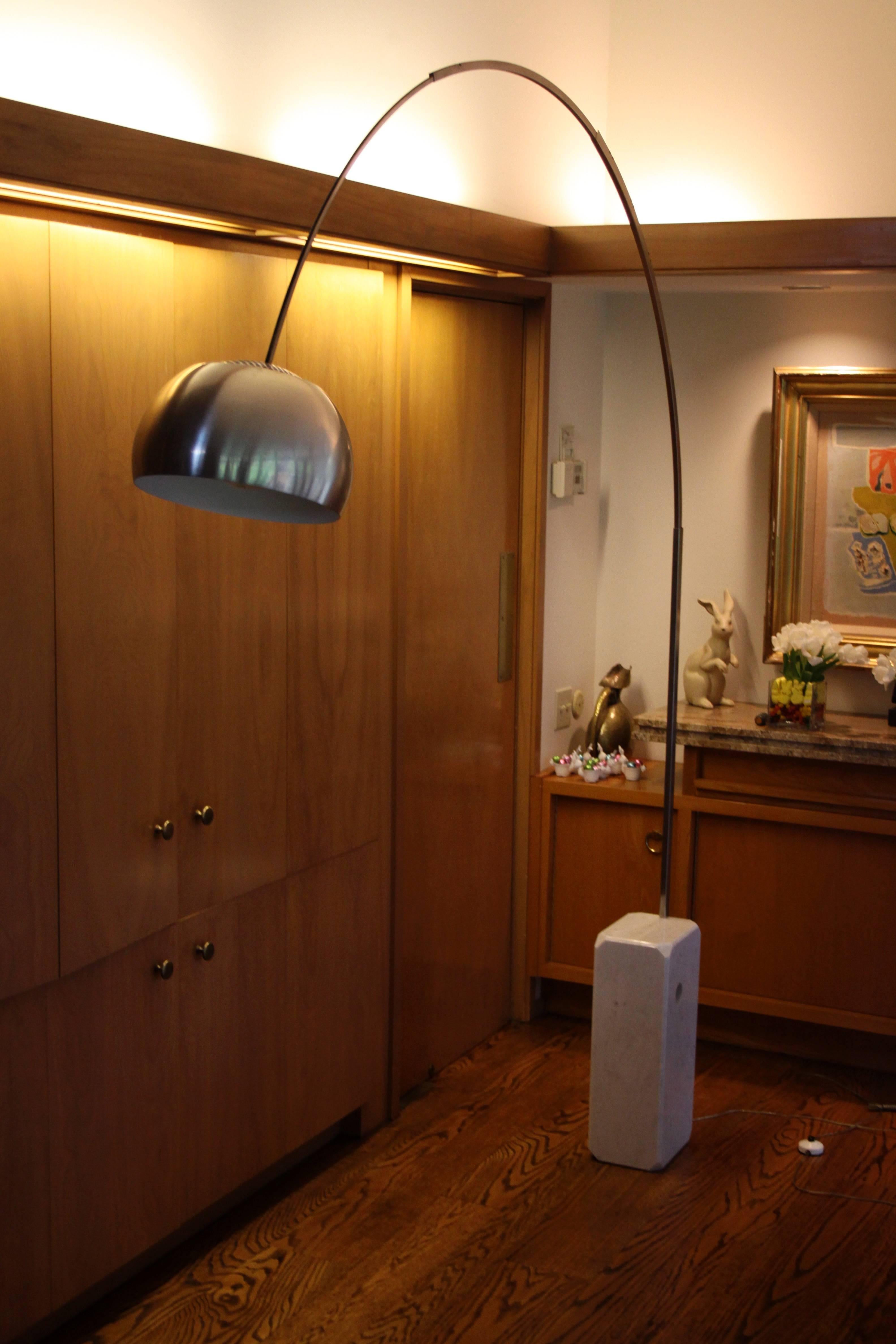 Vintage Arco Floor Lamp Designed by Achille Castiglioni in 1962 for Flos at 1stDibs vintage