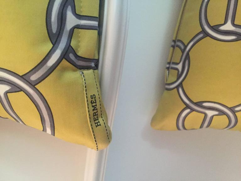 Hermes Down Filled Pillows at 1stdibs