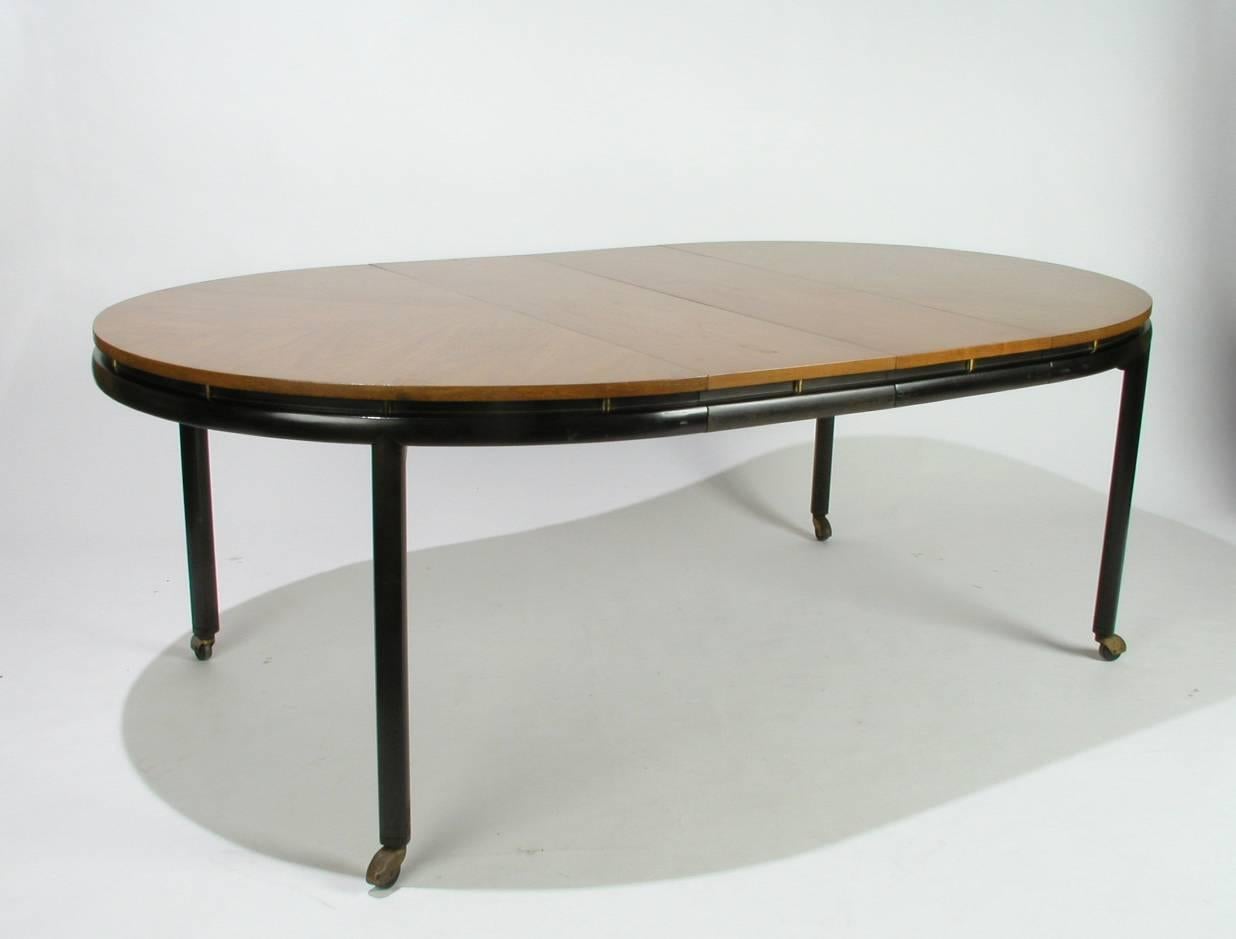 Mid-Century Modern Baker New World Collection Oval Dining Table by Winsor White & Michael Taylor