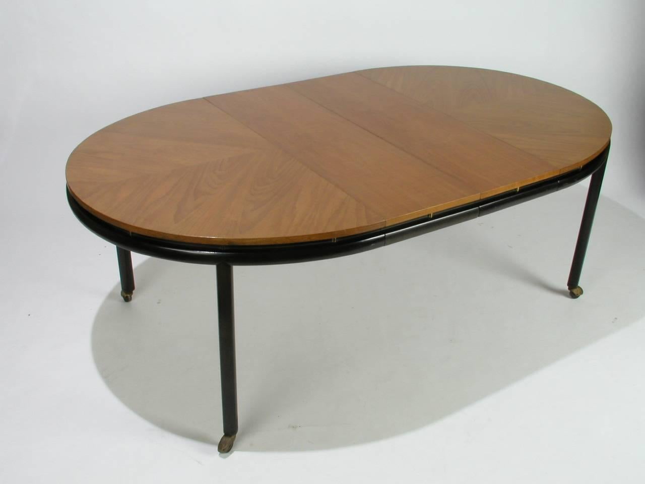 baker oval dining table