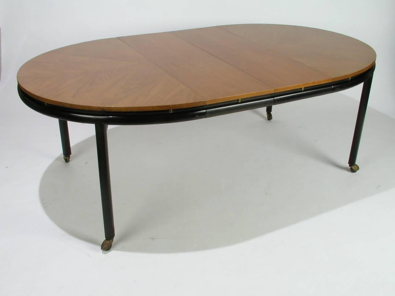 American Baker New World Collection Oval Dining Table by Winsor White & Michael Taylor
