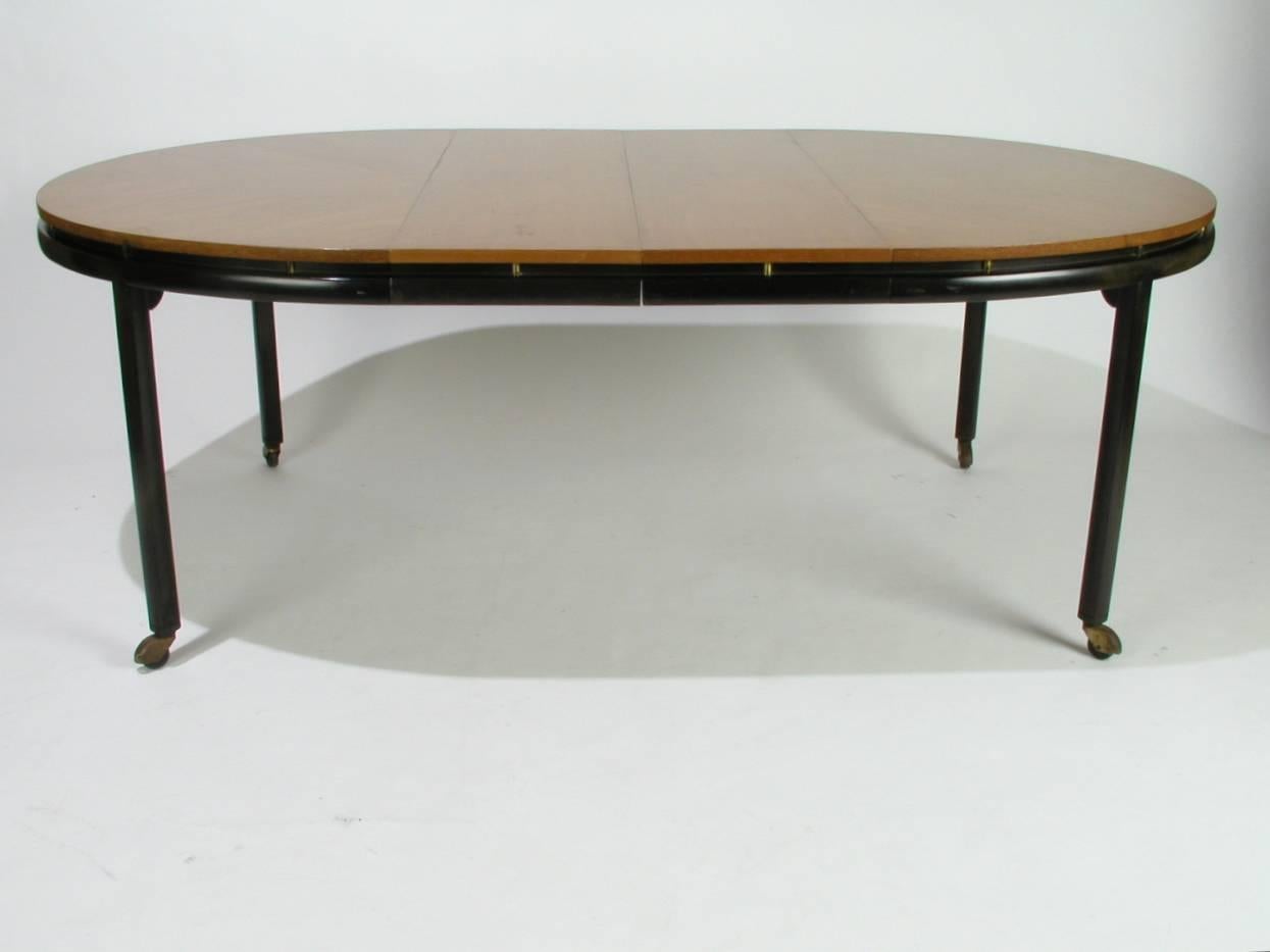 Mid-20th Century Baker New World Collection Oval Dining Table by Winsor White & Michael Taylor