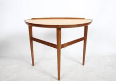 Finn Juhl Danish Modern Design for Baker Furniture Side Table in Walnut