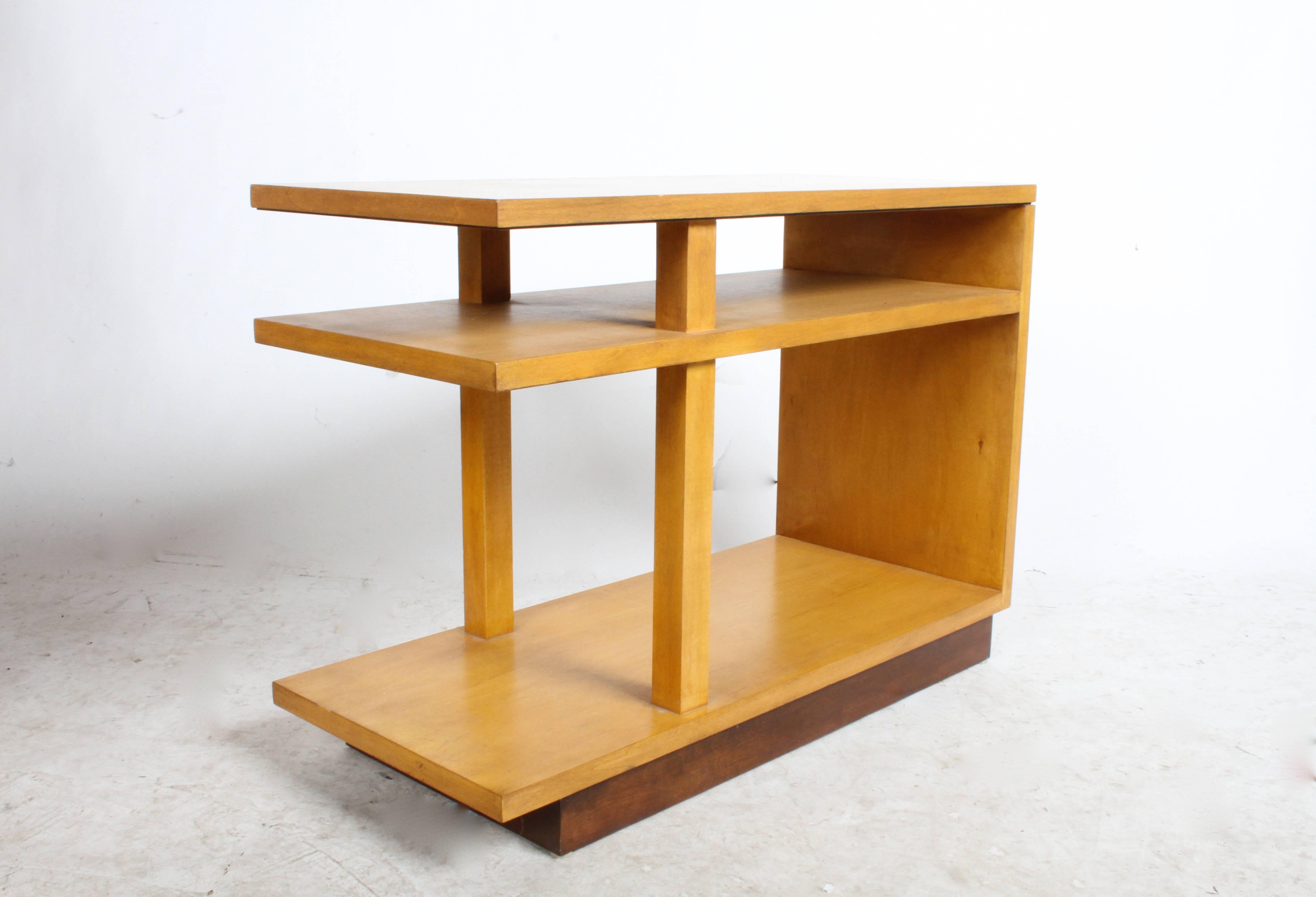 Mid-Century Modern Pair of Eliel Saarinen & Pipsan Saarinen Swanson For Johnson Furniture End Table