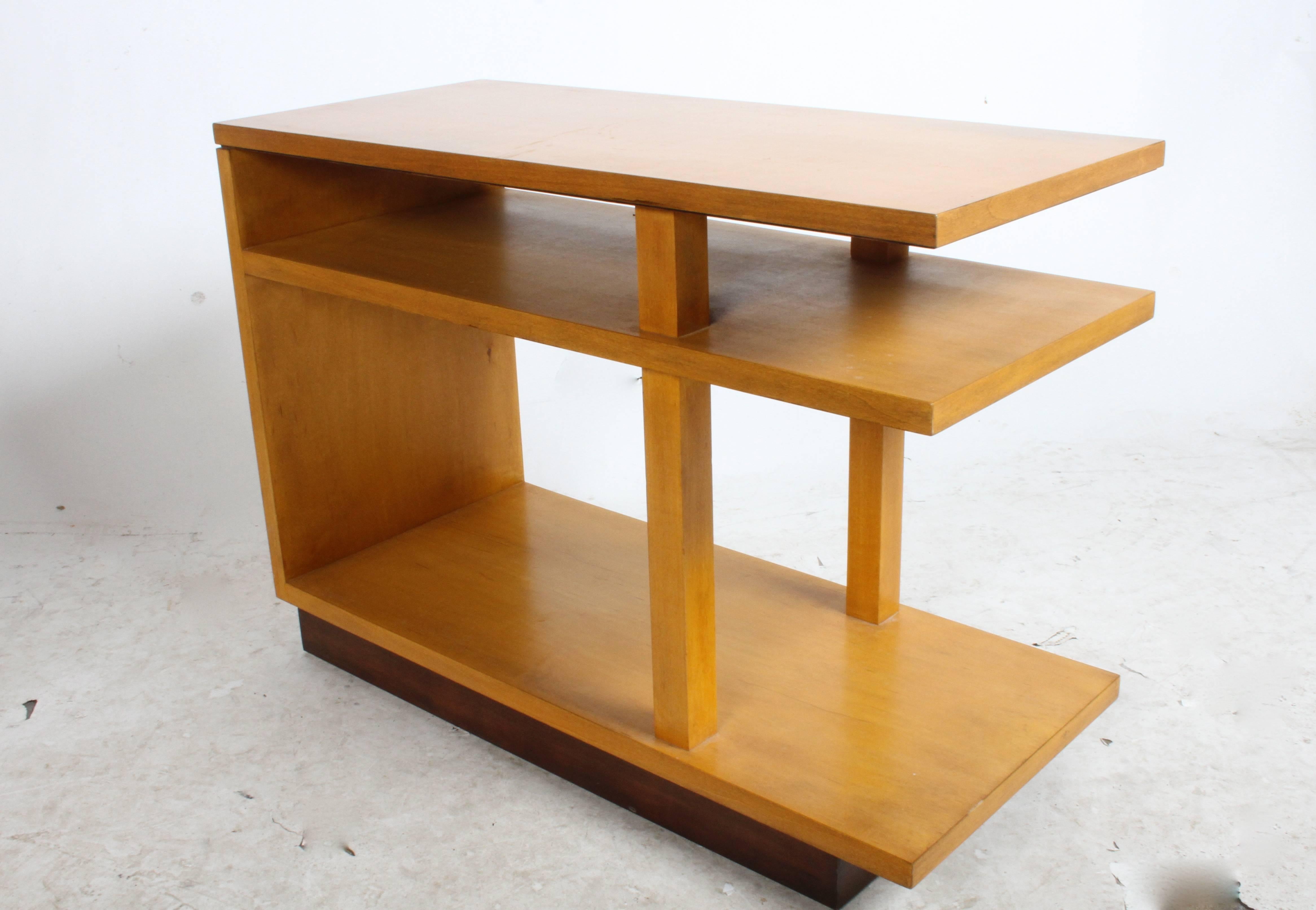 Birch Pair of Eliel Saarinen & Pipsan Saarinen Swanson For Johnson Furniture End Table