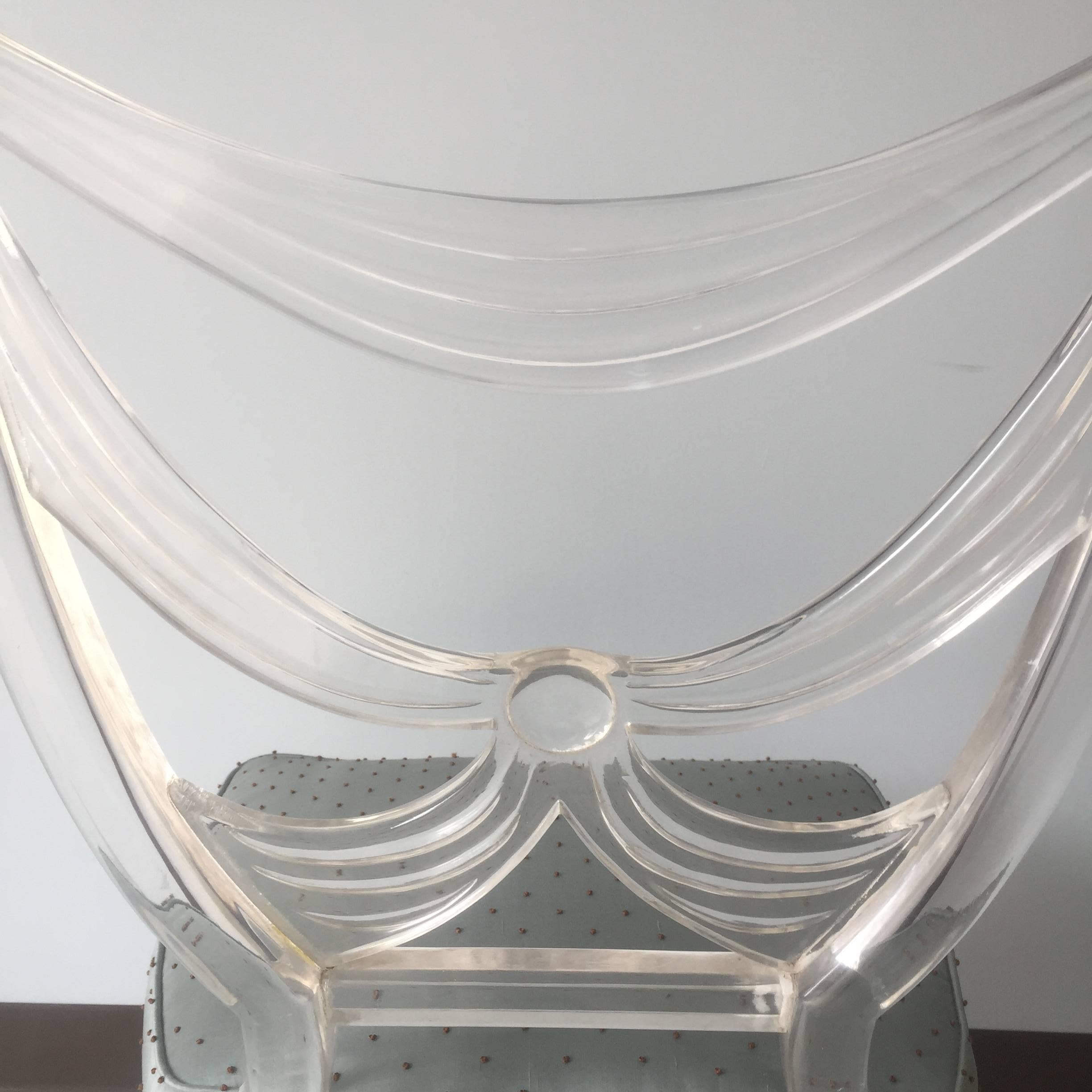 Mid-20th Century Rare Lucite Chair by Lorin Jackson for Grosfeld House, circa 1939