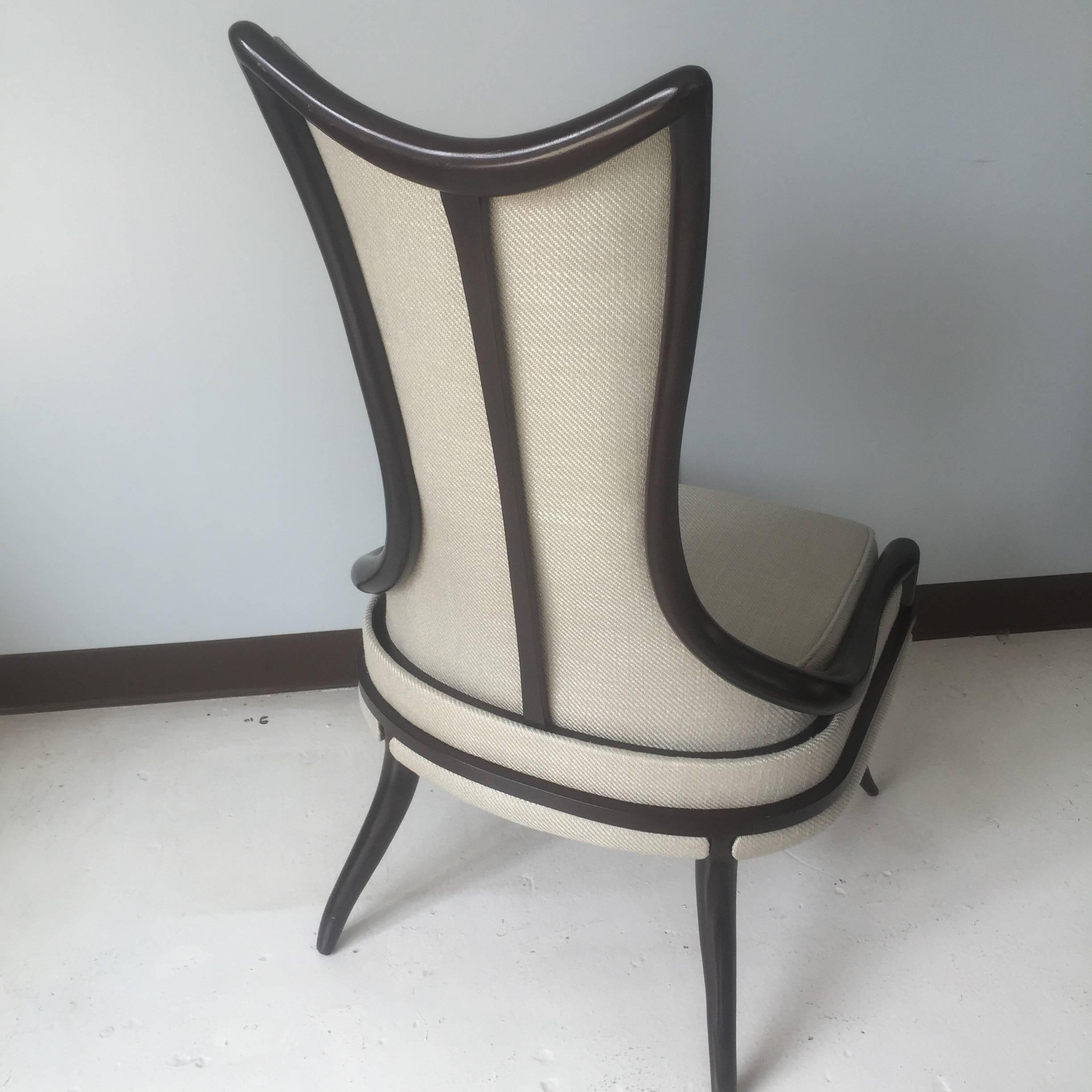 Midcentury Monteverdi Young Sculptural Chair In Excellent Condition For Sale In St. Louis, MO