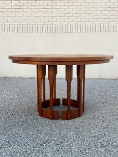 Mid-Century Modern John Keal for Brown Saltman Walnut Extension Dining Table