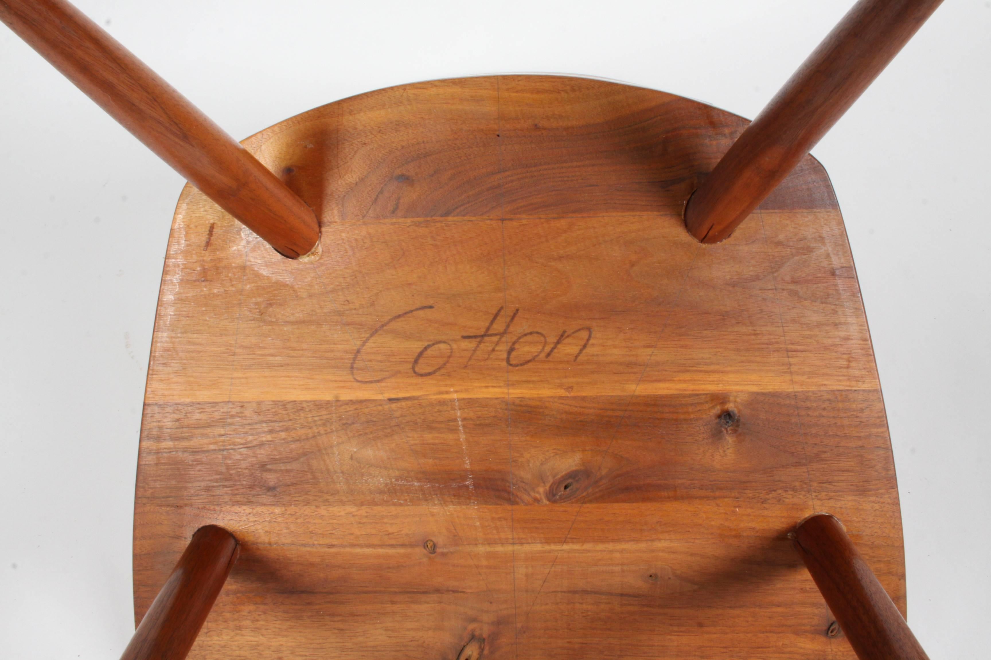 American George Nakashima New Lounge Chair, Studio Crafted for Architect Phillip Cotton