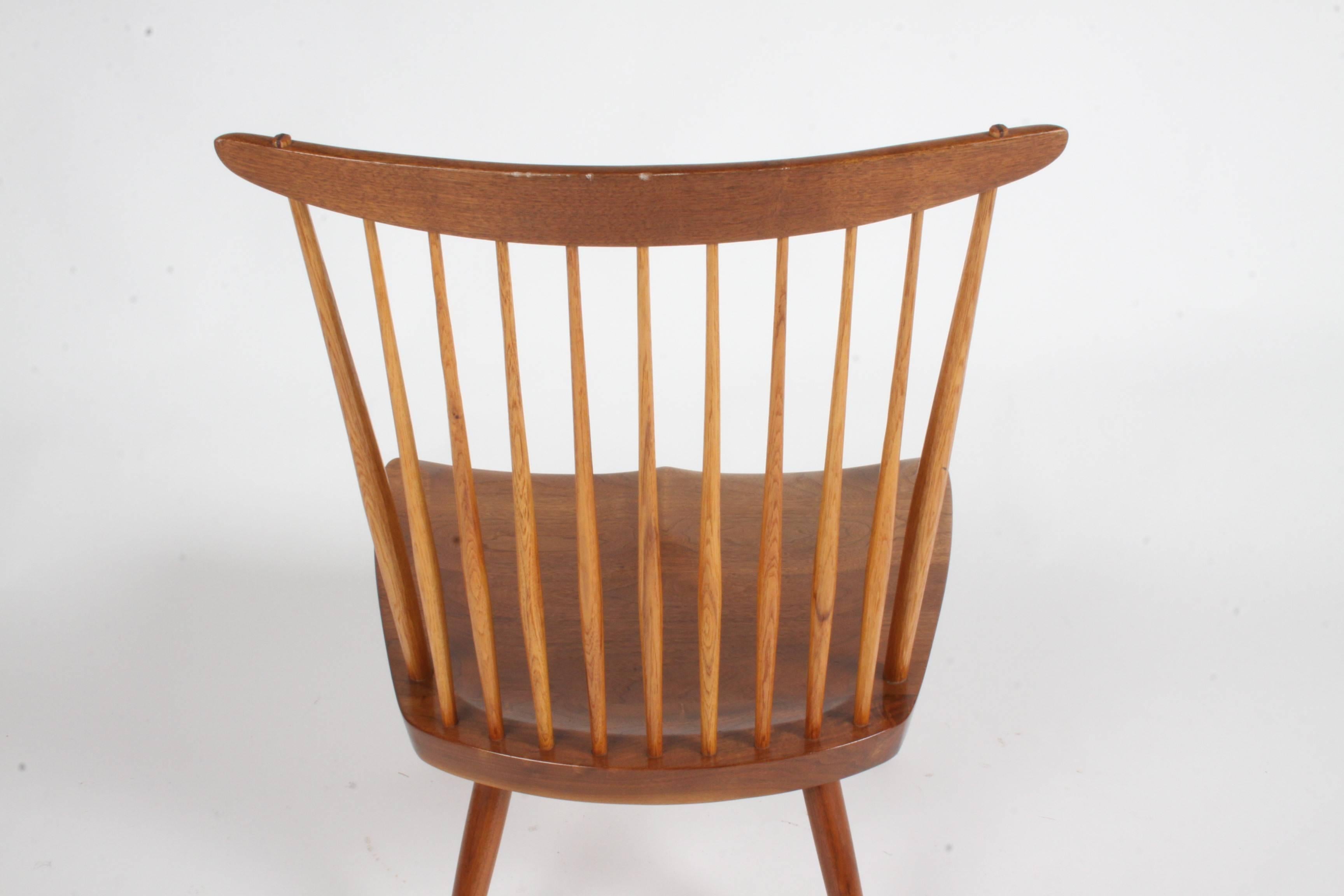 George Nakashima New Lounge Chair, Studio Crafted for Architect Phillip Cotton In Excellent Condition In St. Louis, MO