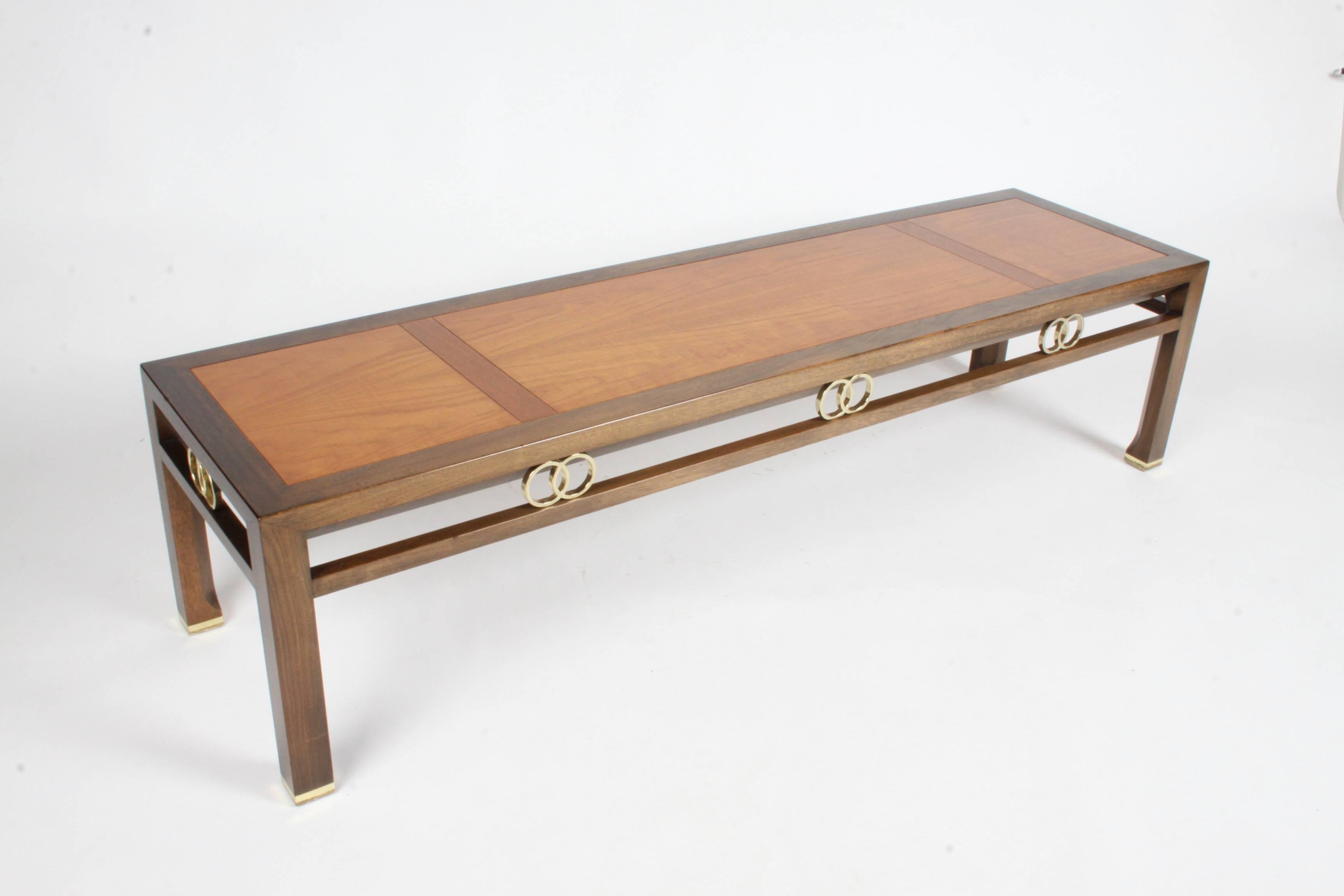 Mid-Century Modern Table basse Michael Taylor pour Baker - Collection Far East - Style mi-siècle moderne en vente