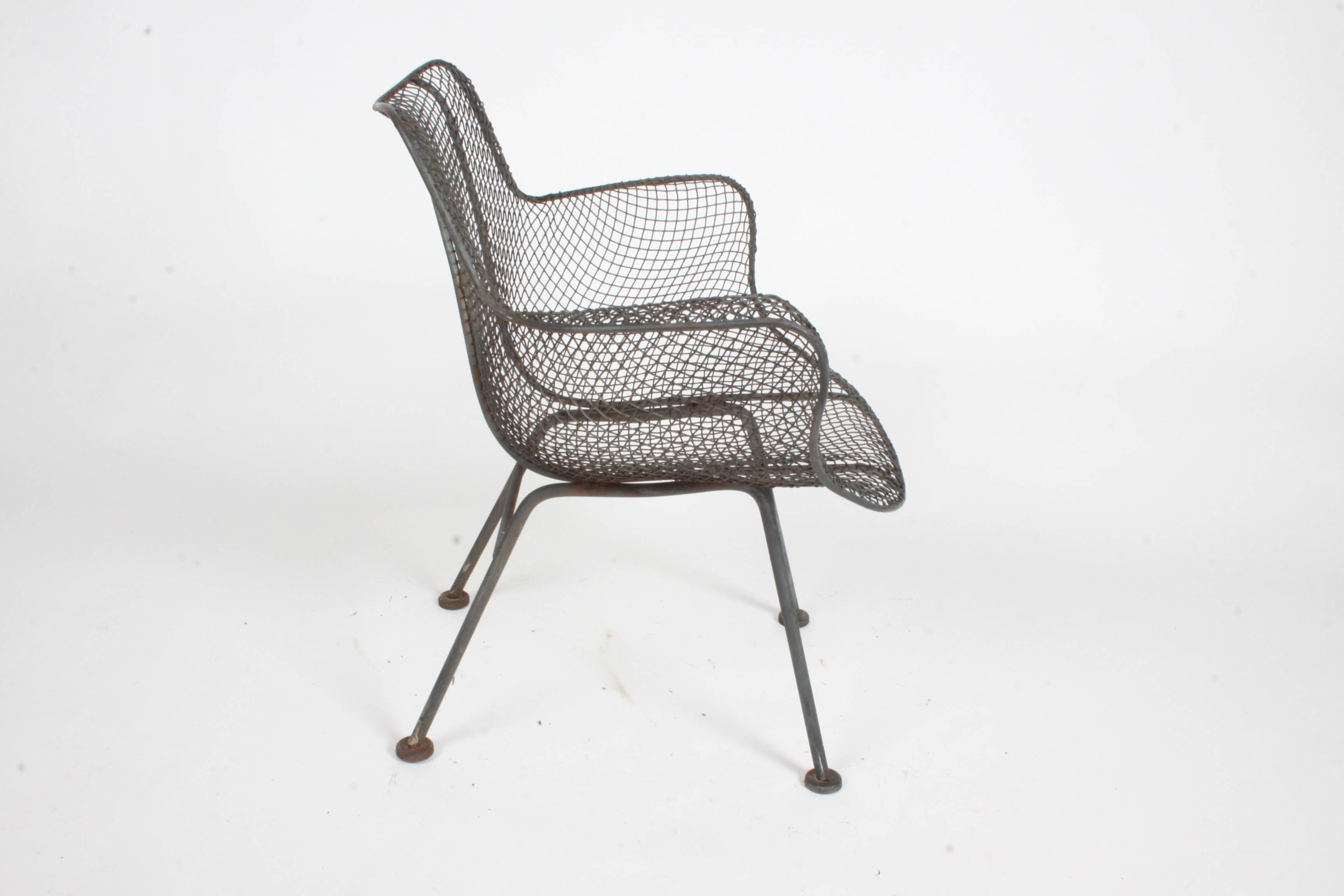 Mid-Century Modern Russell Woodard Low Lounge Patio Chairs Sculptura Line