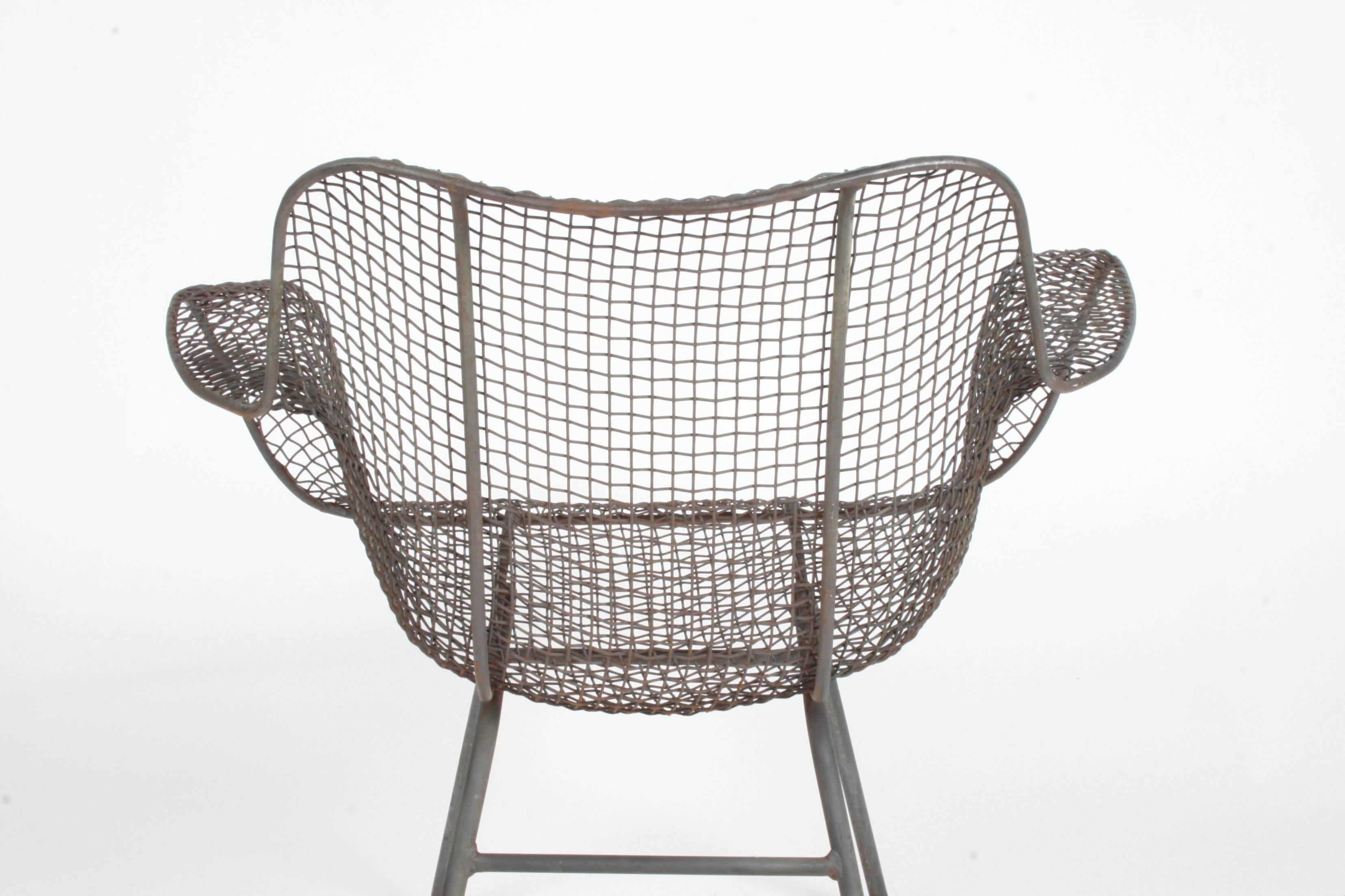 Steel Russell Woodard Low Lounge Patio Chairs Sculptura Line