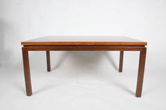 Harvey Probber Rosewood Top & Mahogany Legs Rectangular Parson Coffee Table