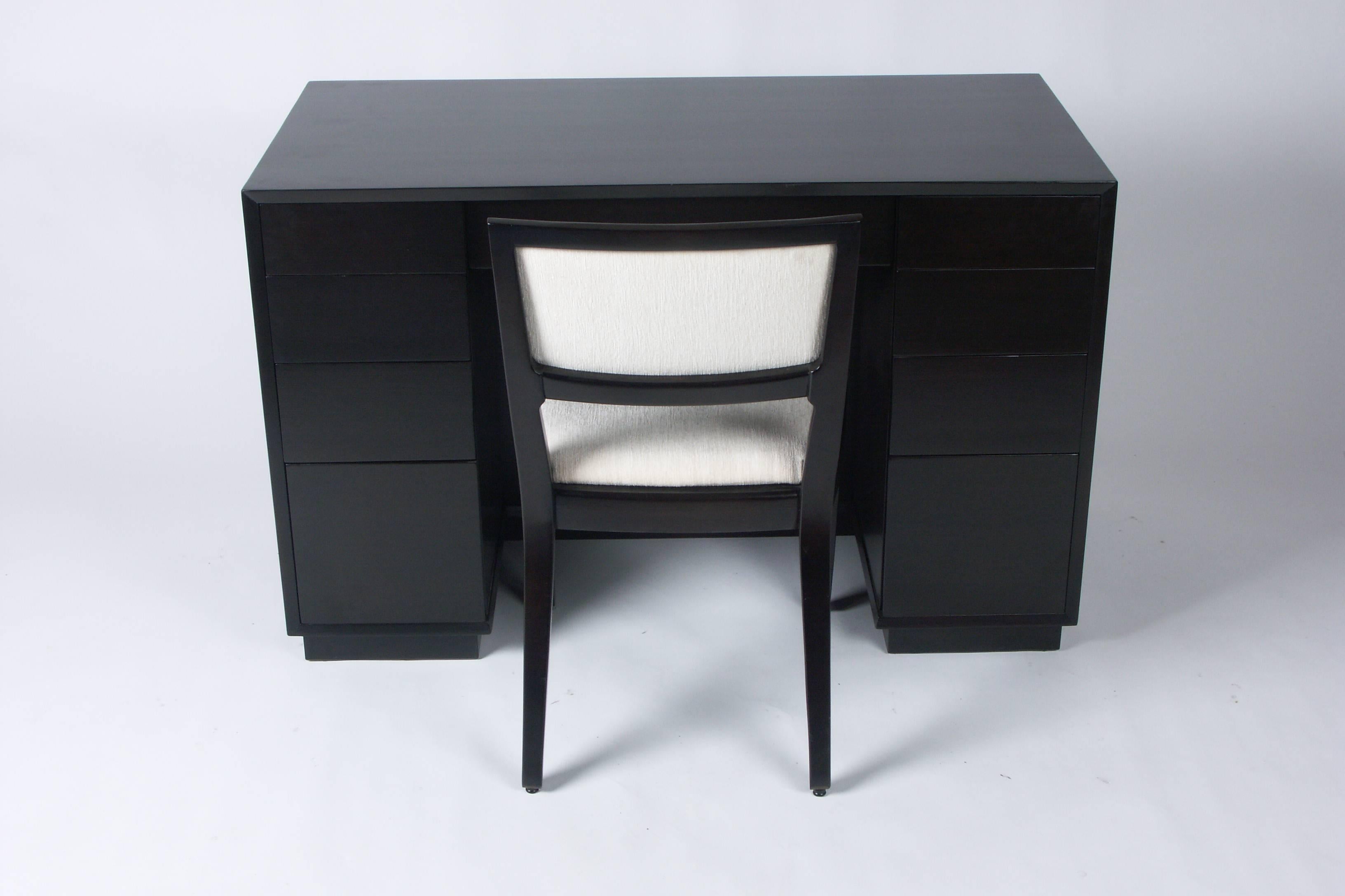 American Edward Wormley Precedent Collection Desk with Bookcase Front