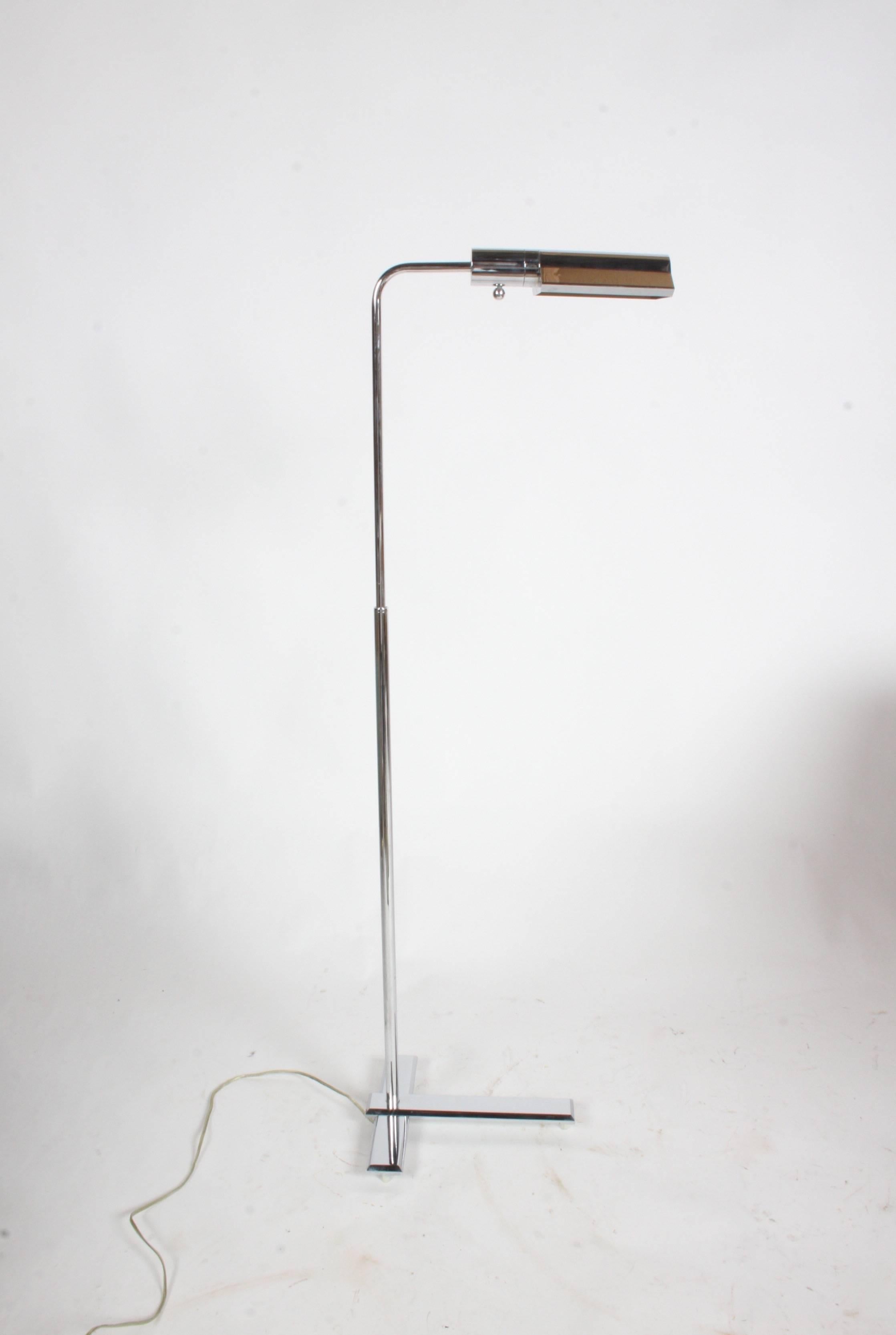 Cedric Hartman Style Adjustable Chrome Floor Lamp 3