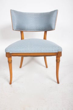 Pair of Hollywood Regency Klismos Chairs by Grosfeld House