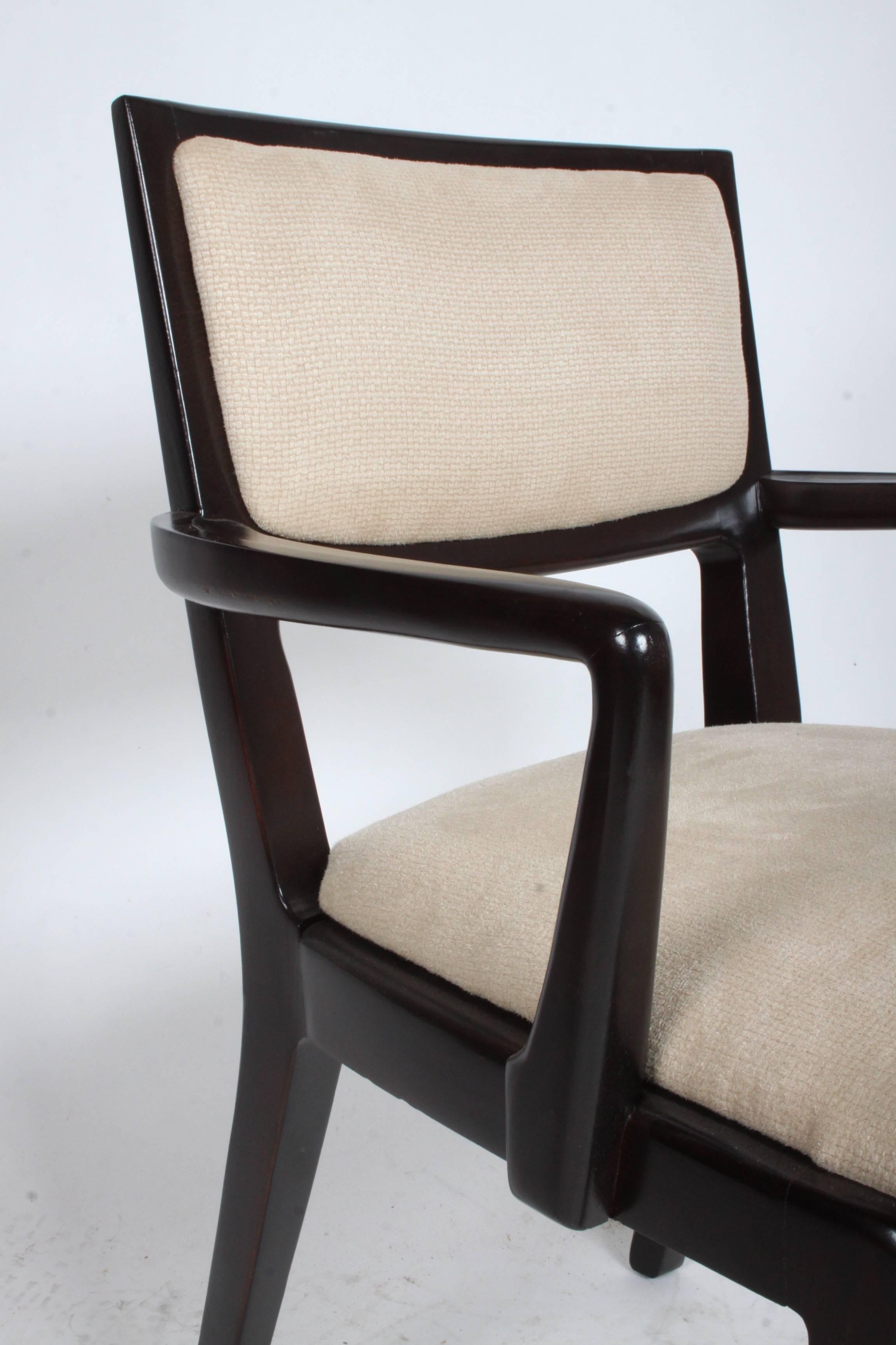 Mid-20th Century Pair of Edward Wormley for Drexel Arm Chairs - Precedent Collection  For Sale