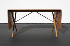 Hans J. Wegner Drop-Leaf Dining Table Model AT-309, Beautifully Restored