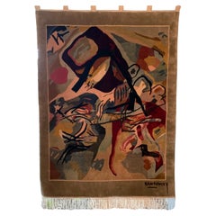 Tapis Mural en Soie d'après Peinture par Kadinsky