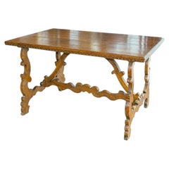 Florentine Walnut Trestle Table