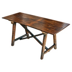Tuscan Trestle Table - Circa 1850