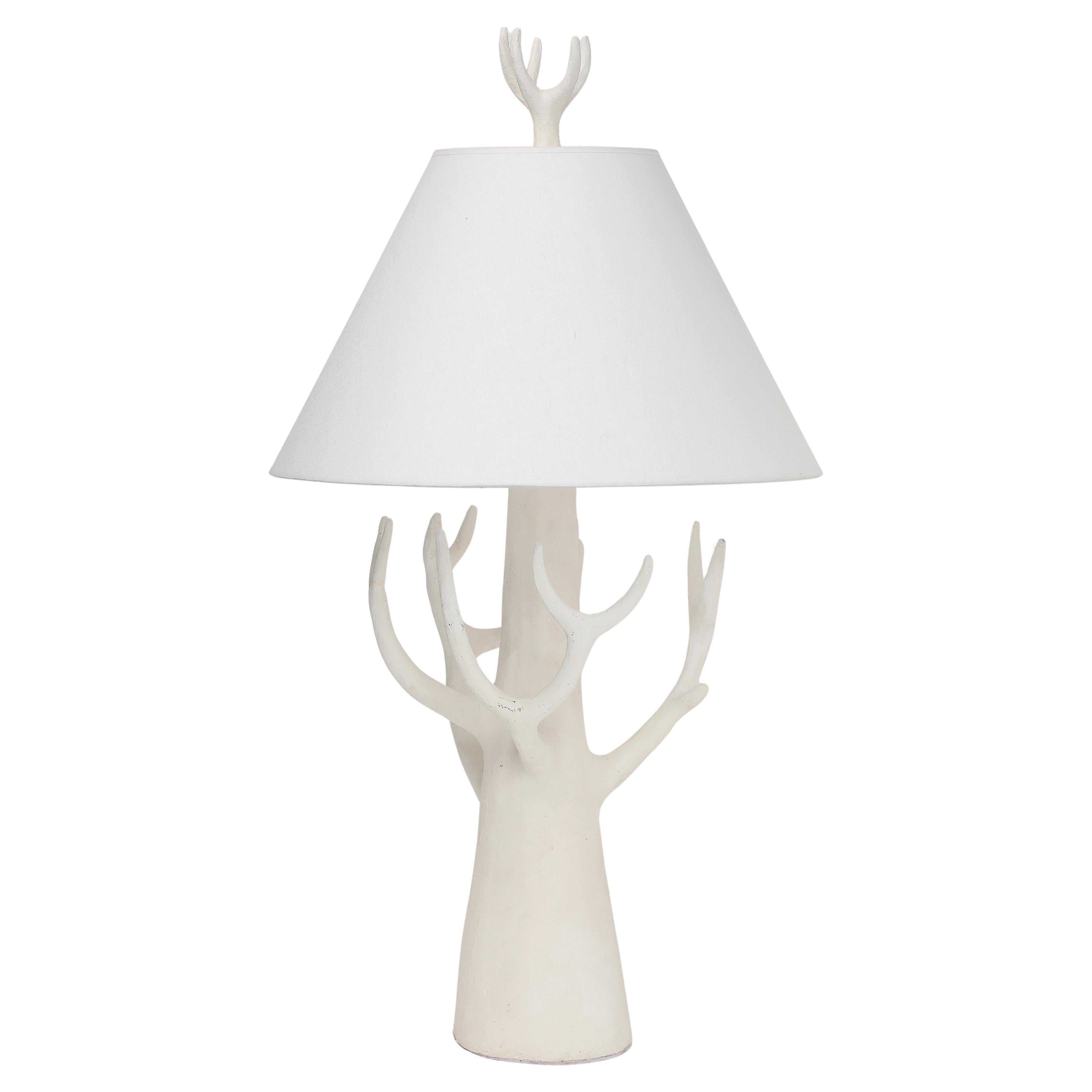 Jacques Darbaud Rare Lampe de table en céramique en vente