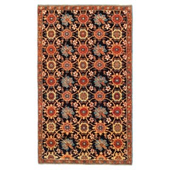 Ararat Rugs Mina Khani Rug, 19th Century Kurdish Revival Carpet, Natural Dyed