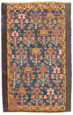 Tapis Ararat « Rangées de fleurs » – Motif Garrus Joshagan Wagireh – Teinté naturellement