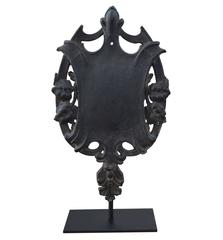 Cast Iron Fragment on Custom Mount Cast Iron Fragment on Custom Mount