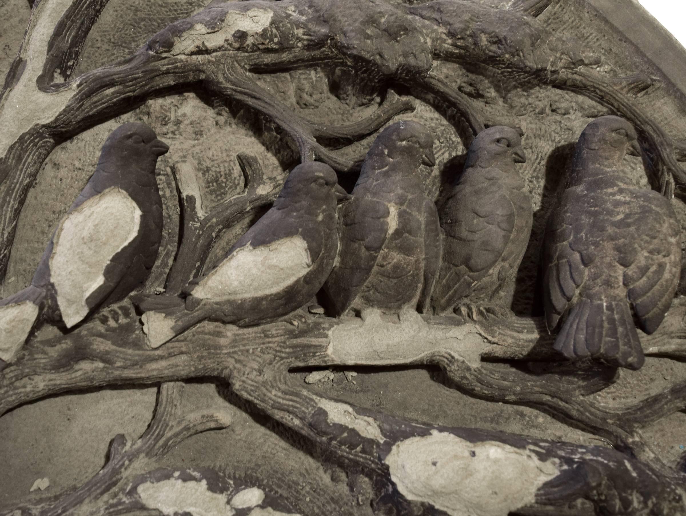 American Stone Carved Panel from the E.W Blatchford Residence, 1875