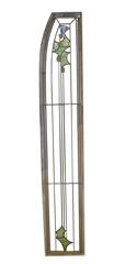 Pair of Leaded Glass Sidelights by George Maher