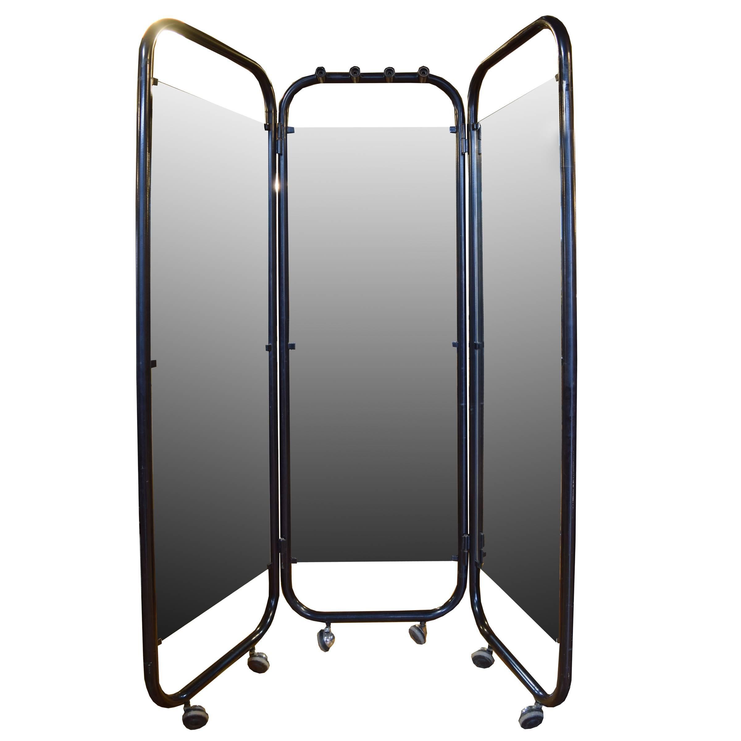 Light-Up Folding Dressing Mirror
