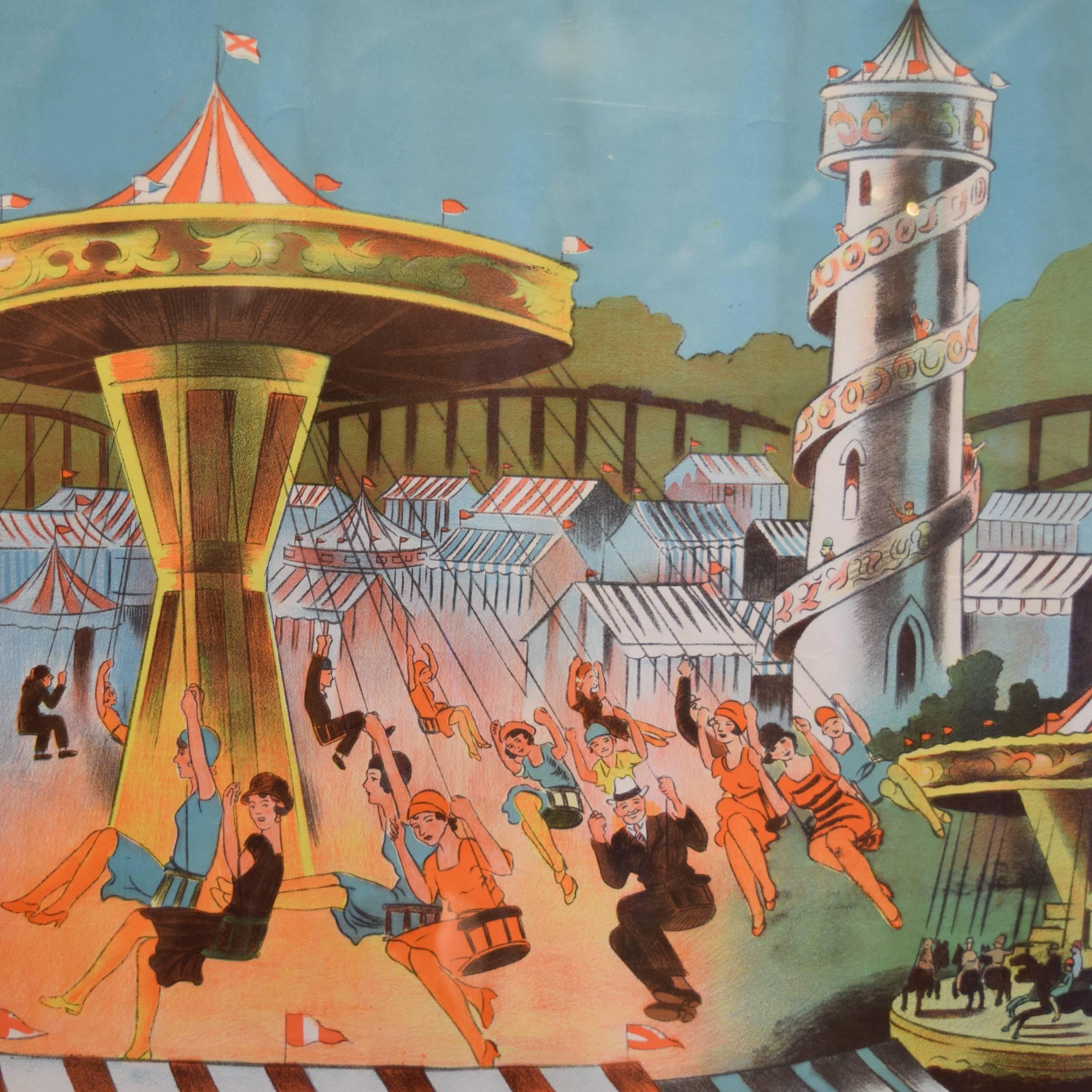 20th Century English Carnival Poster