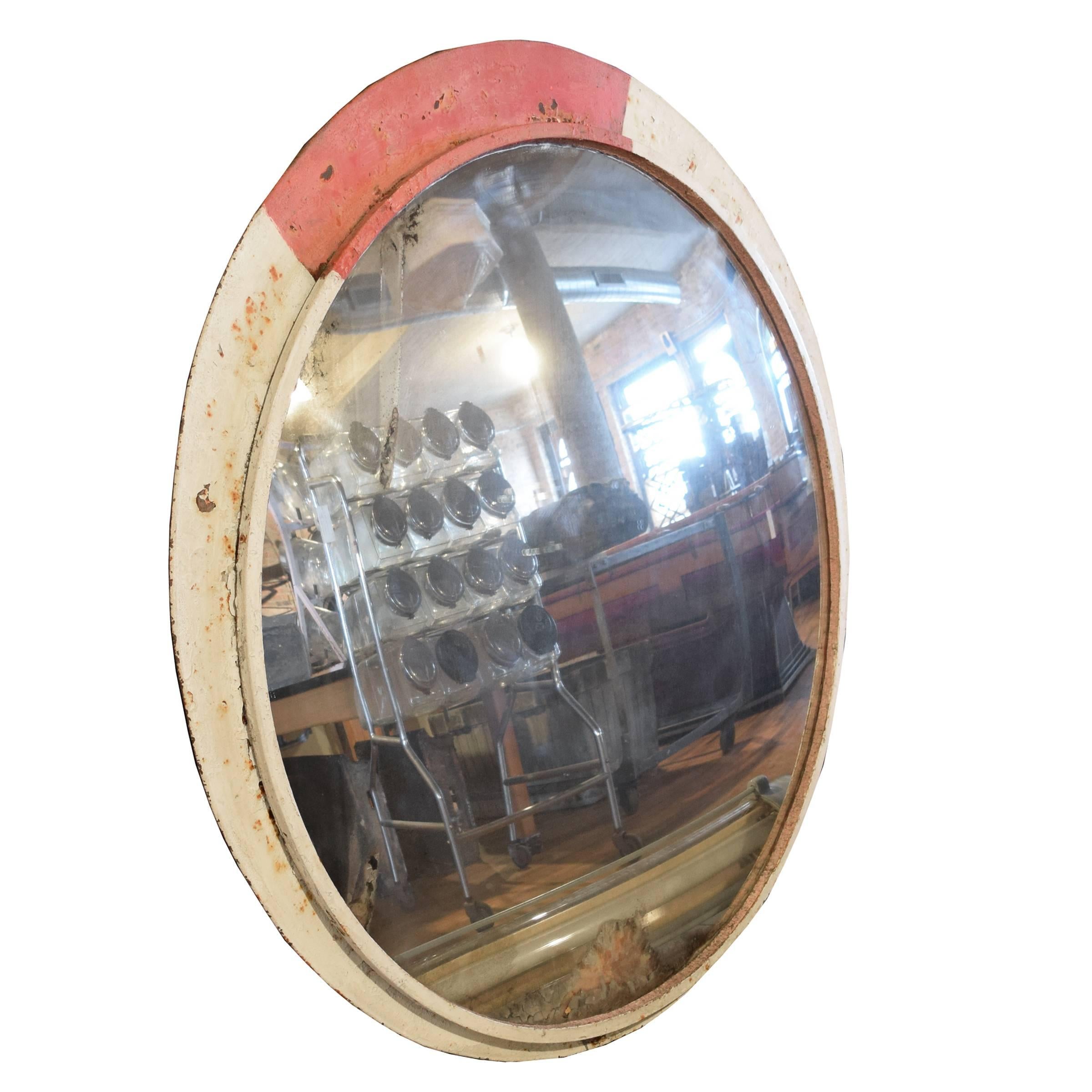 20th Century Convex Mirror from a Czech Mountain Road