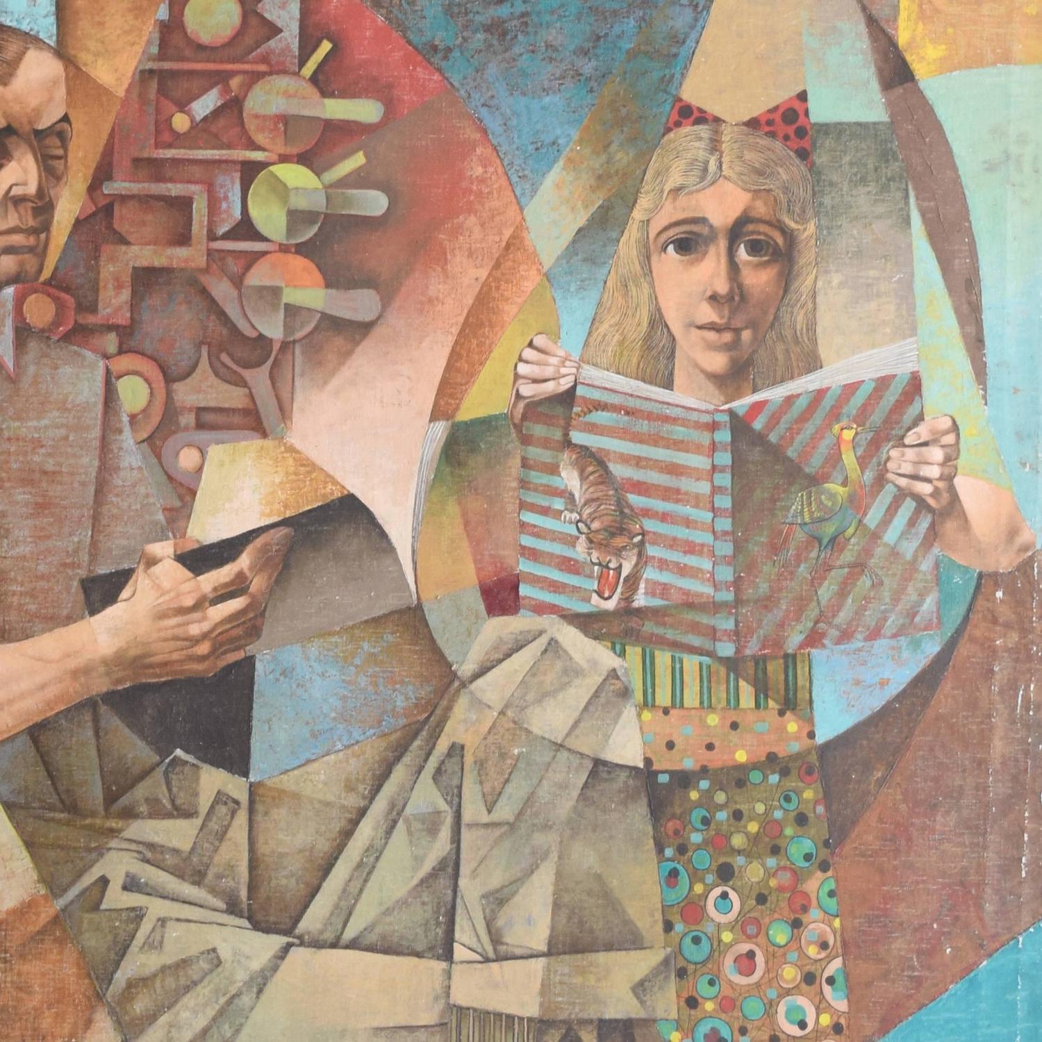 "the History of Publishing" Mural by Siegfried Reinhardt ...