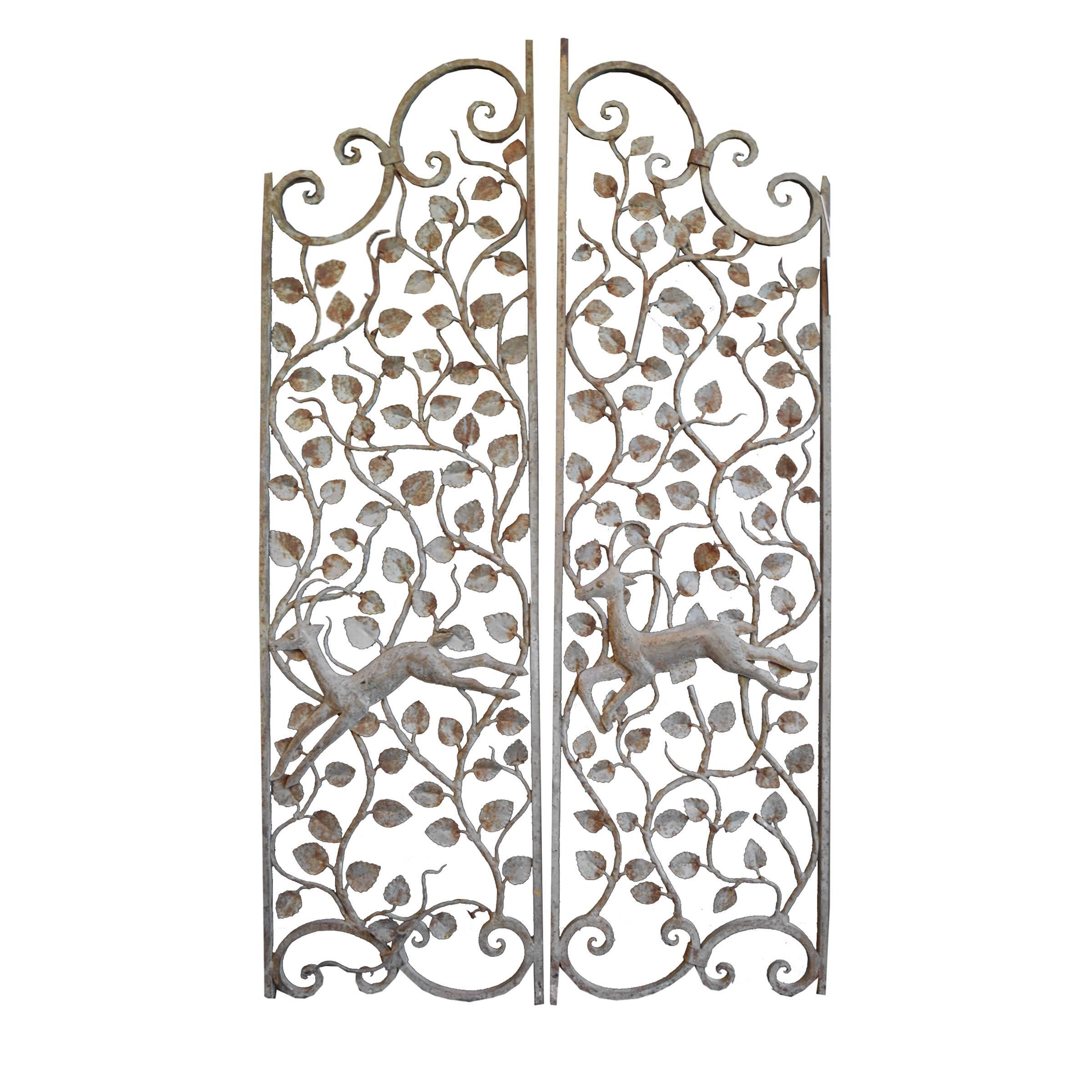 Pair of French Wrought Iron Gates